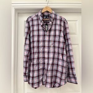 NWT Tommy Hilfiger Men's Plaid Shirt X-LARGE